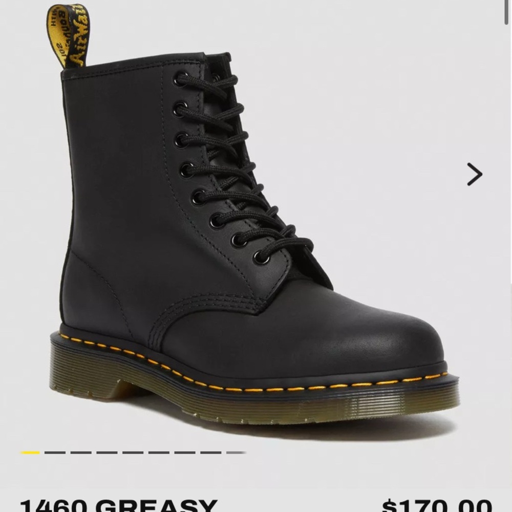 Dr. Martens Black Leather Boots